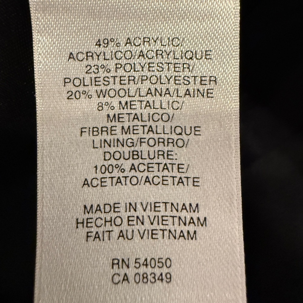 Jones New York Black and Silver Blazer - Picture 7 of 7